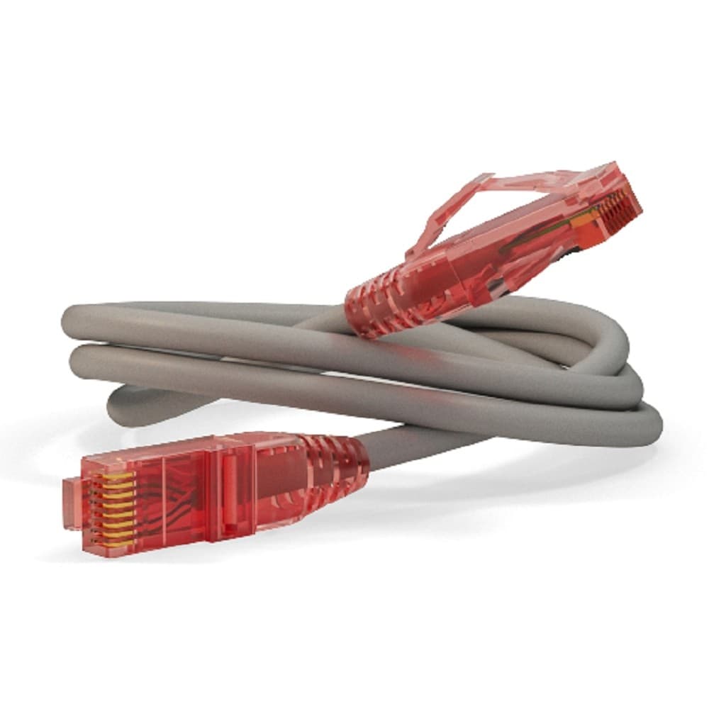 Hyperline PC-LPM-UTP-RJ45-RJ45-C5e-0.5M-LSZH-GY Патч-корд U/UTP, Cat.5e, LSZH, 0.5 м, серый