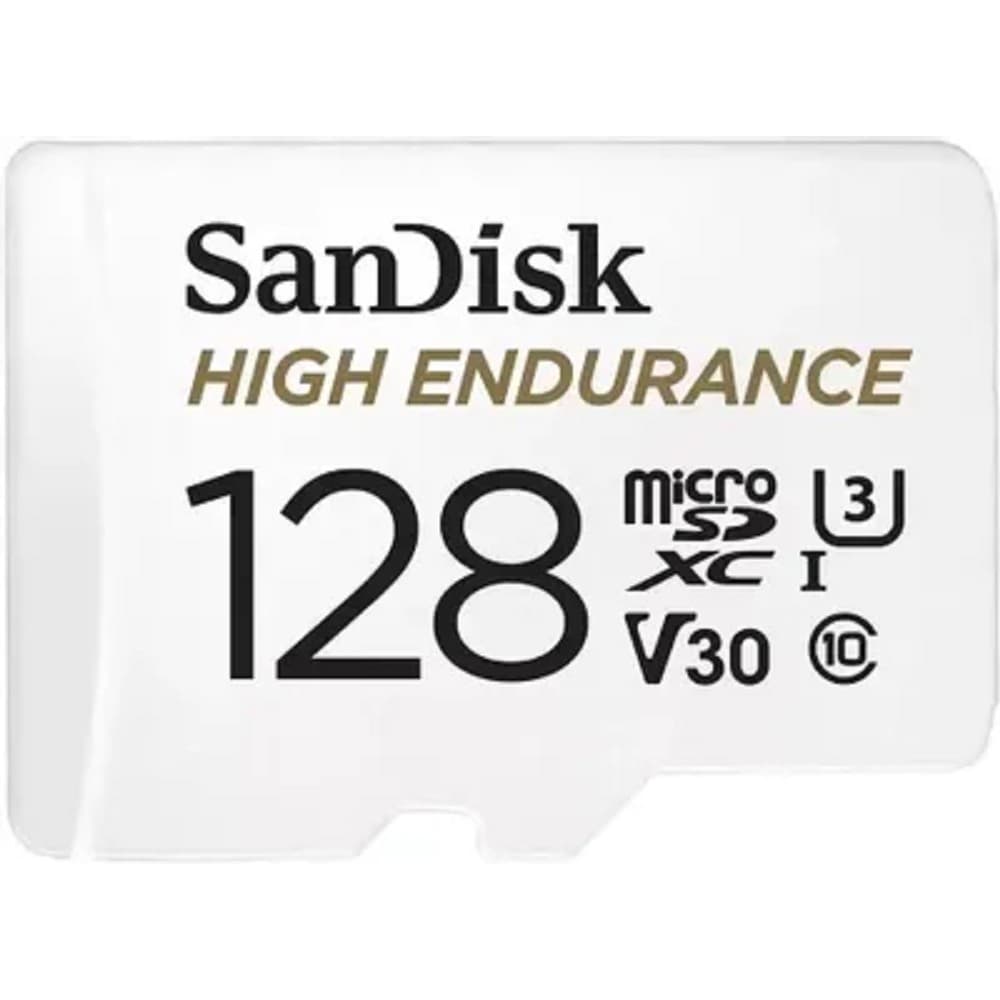 Флеш карта microSD 128GB SanDisk microSDXC Class 10 UHS-I U3 V30 High Endurance Video Monitoring Card