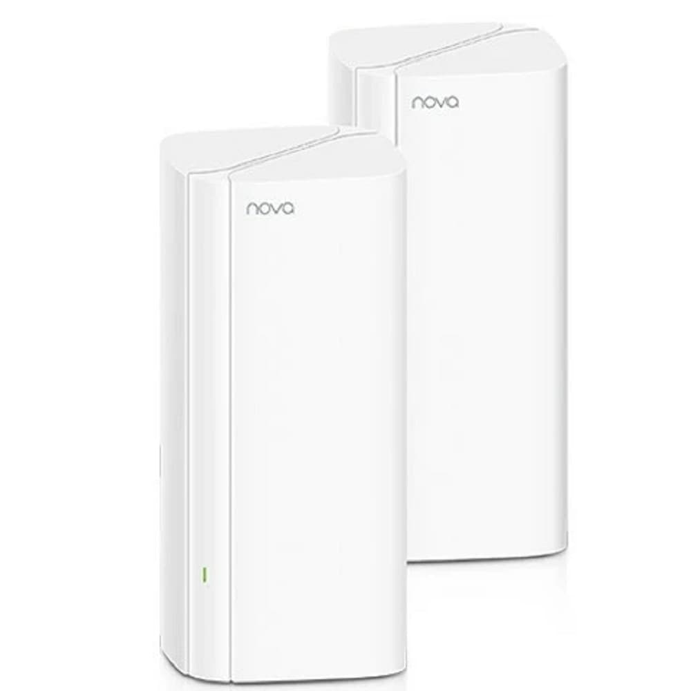 TENDA EX12(2-pack) Mesh Wi-Fi 6 система AX3000, до 574 Мбит/с на 2,4 ГГц + до 2402 Мбит/с на 5 ГГц, LAN 2x 1Гбит/с, WAN 1x1 Гбит/с, 4x3 dBi внутренние антенны