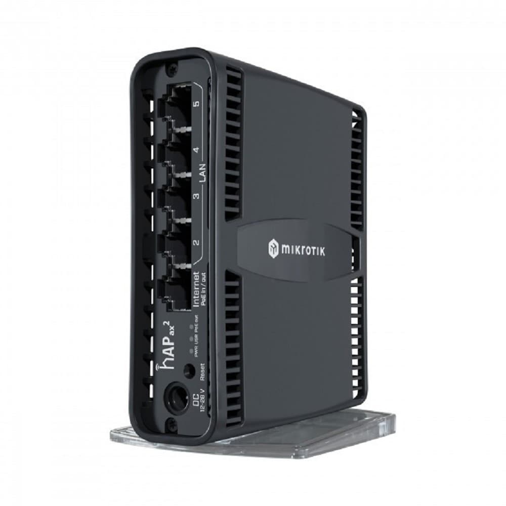 MikroTik C52iG-5HaxD2HaxD-TC hAP ax2 Маршрутизатор WIFI6, 2.4+5Ghz, 5RJ45 1Gbit, 1 POE