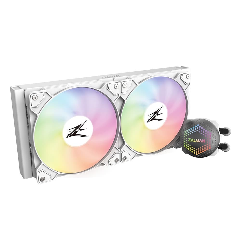 Система водяного охлаждения Zalman ALPHA 28 White 140 мм - две секции, 3 pin, радиатор - алюминий