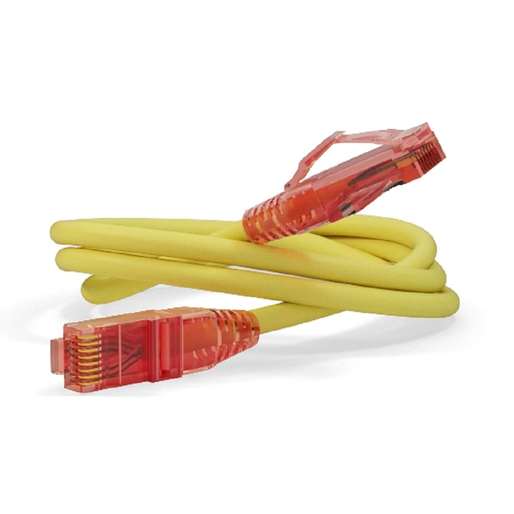 Hyperline PC-LPM-UTP-RJ45-RJ45-C5e-0.5M-LSZH-YL Патч-корд U/UTP, Cat.5e, LSZH, 0.5 м, желтый