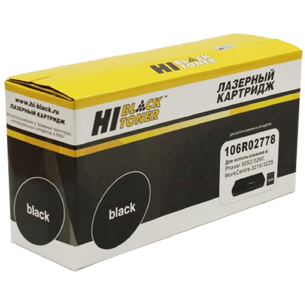 Hi-Black 106R02778 Картридж для Xerox Phaser 3052/3260/WC 3215/3225, 3К (новая прошивка)