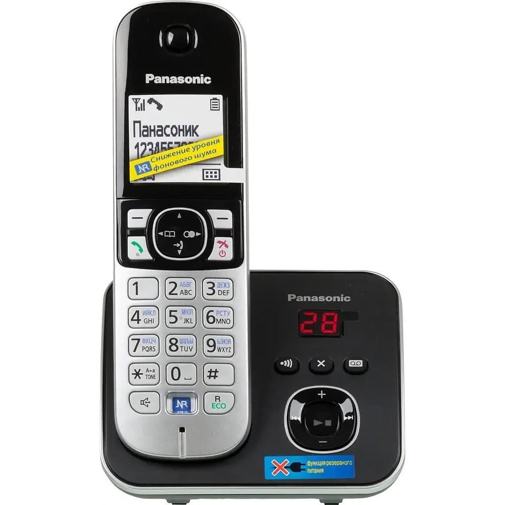 Panasonic KX-TG6821RUB (черный)