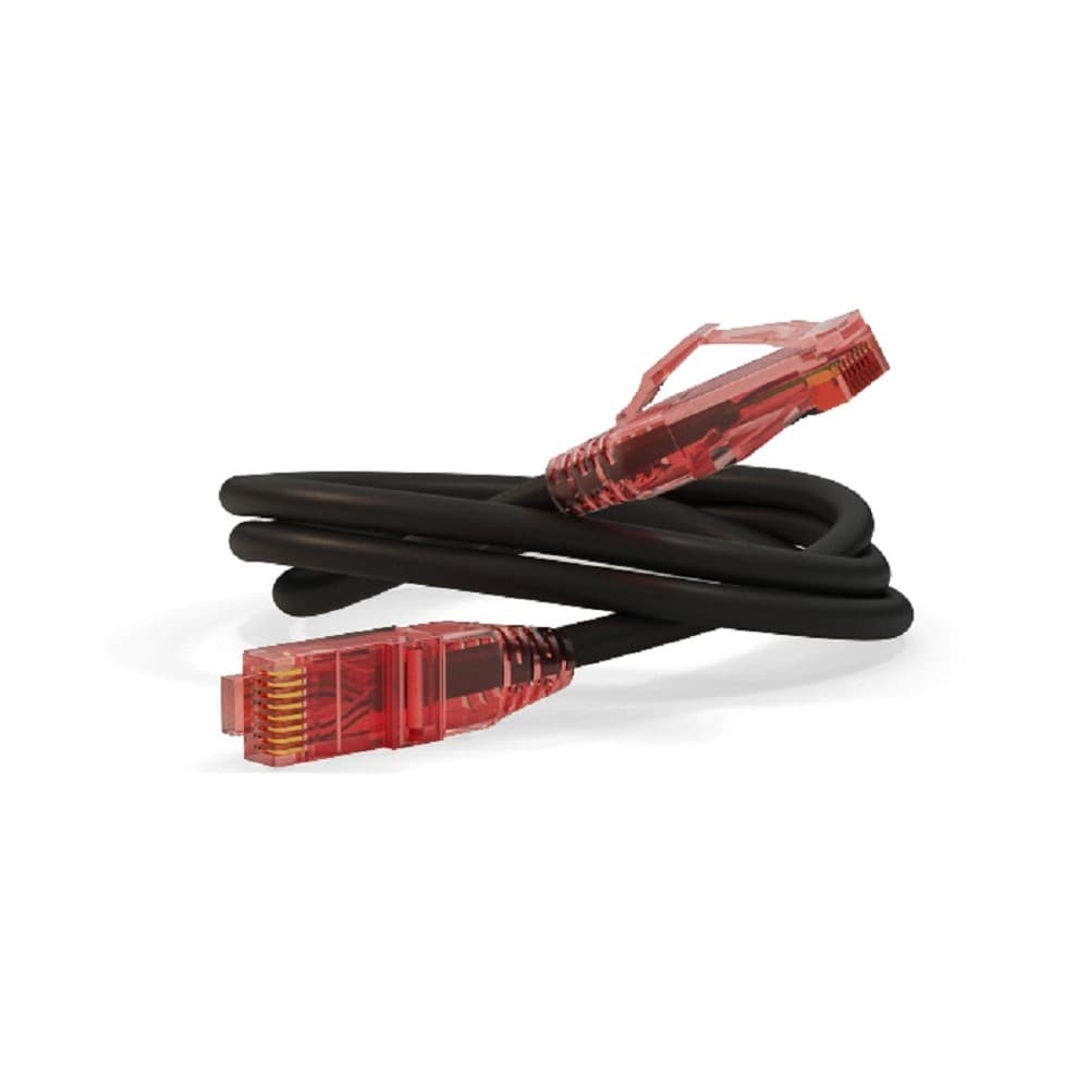 Hyperline PC-LPM-UTP-RJ45-RJ45-C5e-0.15M-LSZH-BK Патч-корд U/UTP, Cat.5е, LSZH, 0.15 м, черный