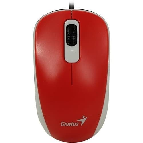 31010116104 - Мышь оптическая Genius DX-110, USB, Red, G5 31010116104