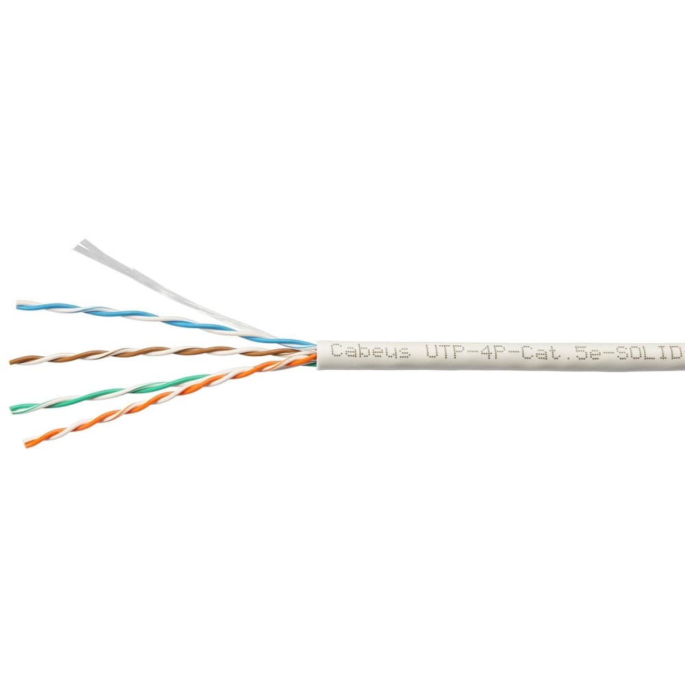 Бухта Cabeus UTP-4P-Cat.5e-SOLID-LSLTx-GY, 305м