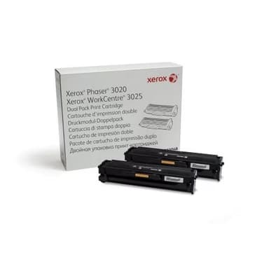 XEROX 106R03048 Тонер-картридж черный Phaser 3020/WC3025, 2*1,5 К, (двойная упаковка)