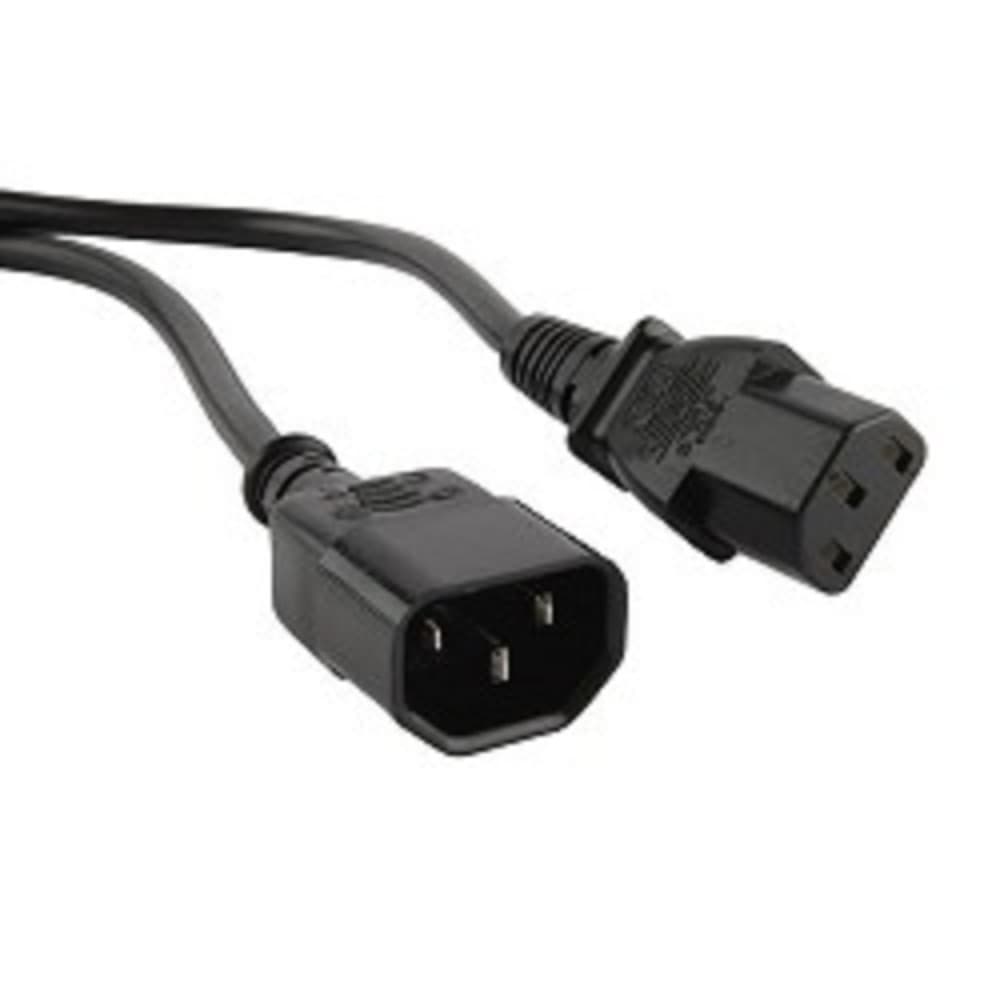 Hyperline PWC-IEC13-IEC14-1.8-BK Кабель питания монитор-компьютер IEC 320 C13 - IEC 320 C14 (3x0.75) 1.8м