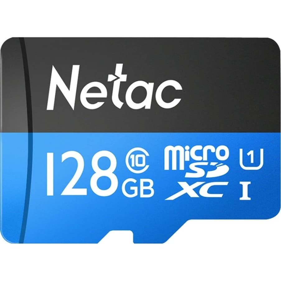 Micro SecureDigital 128GB Netac microSDXC Class10 NT02P500STN-128G-S P500 w/o adapter