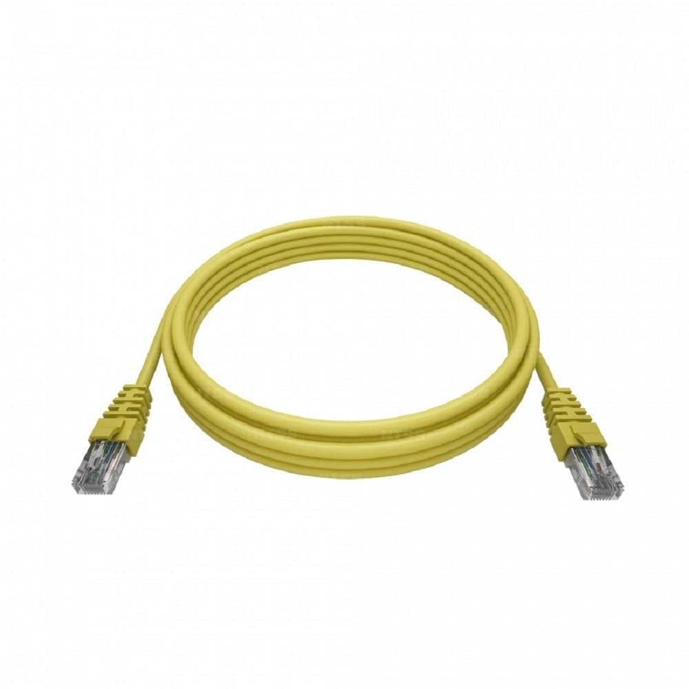 NTSS Патч-корд NTSS RJ45/8P8C, T568B UTP 6 кат. литой, 0.5 метров, LSZH, желтый NTSS-PC-UTP-RJ45-6-0.5-LSZH-YL