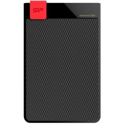 Silicon Power Portable HDD 1TB Diamond D30 USB 3.1 , USB 3.1 , Slim design, Black (SP010TBPHDD3SS3K)