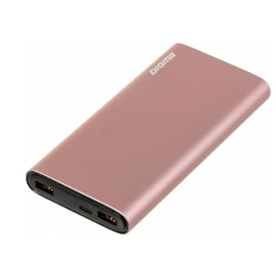 Digma Мобильный аккумулятор 20000mAh 3A QC PD 20W 2xUSB розовый (DGPF20F22APN)