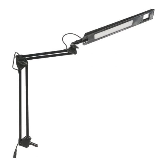 Camelion KD-821 C02 черный LED (Св-к наст.,8 Вт, 230В, 2 ур.ярк,350лм, струбцина)