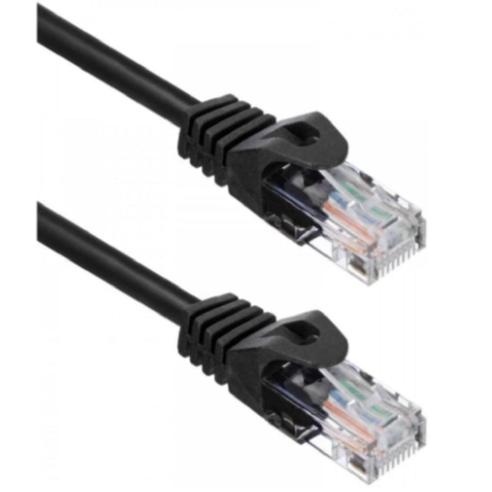 Кабель ACD Патч-корд ACD-LPU5C-15M |ACD-LPU5C-15M| Cat5e UTP 24AWG 4Pair, 7/0.18мм CU Черный, 15м
