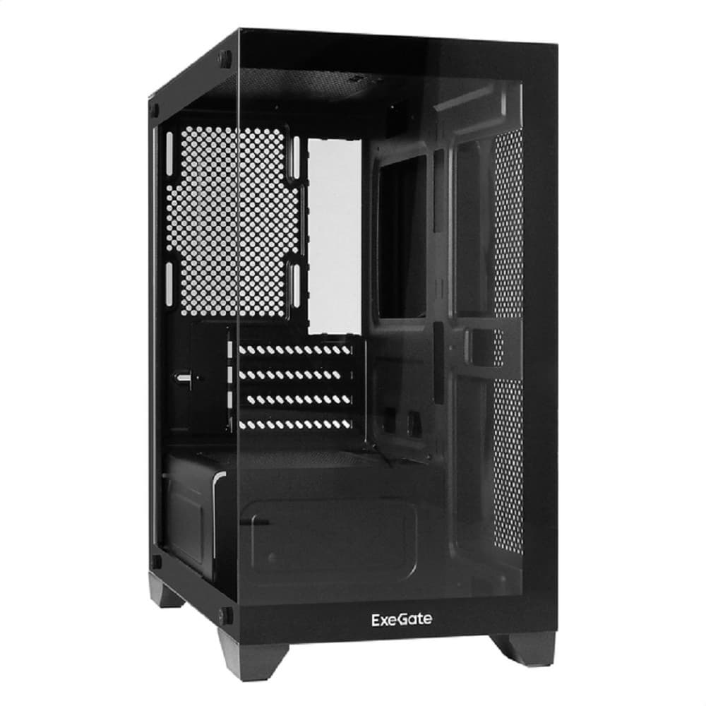 ExeGate EX299572RUS i3 SEA LE-NPX700 (mATX, БП 700NPX, 1*USB+1*USB3.0, HD аудио, черный, передняя и боковая панели - закаленное стекло)