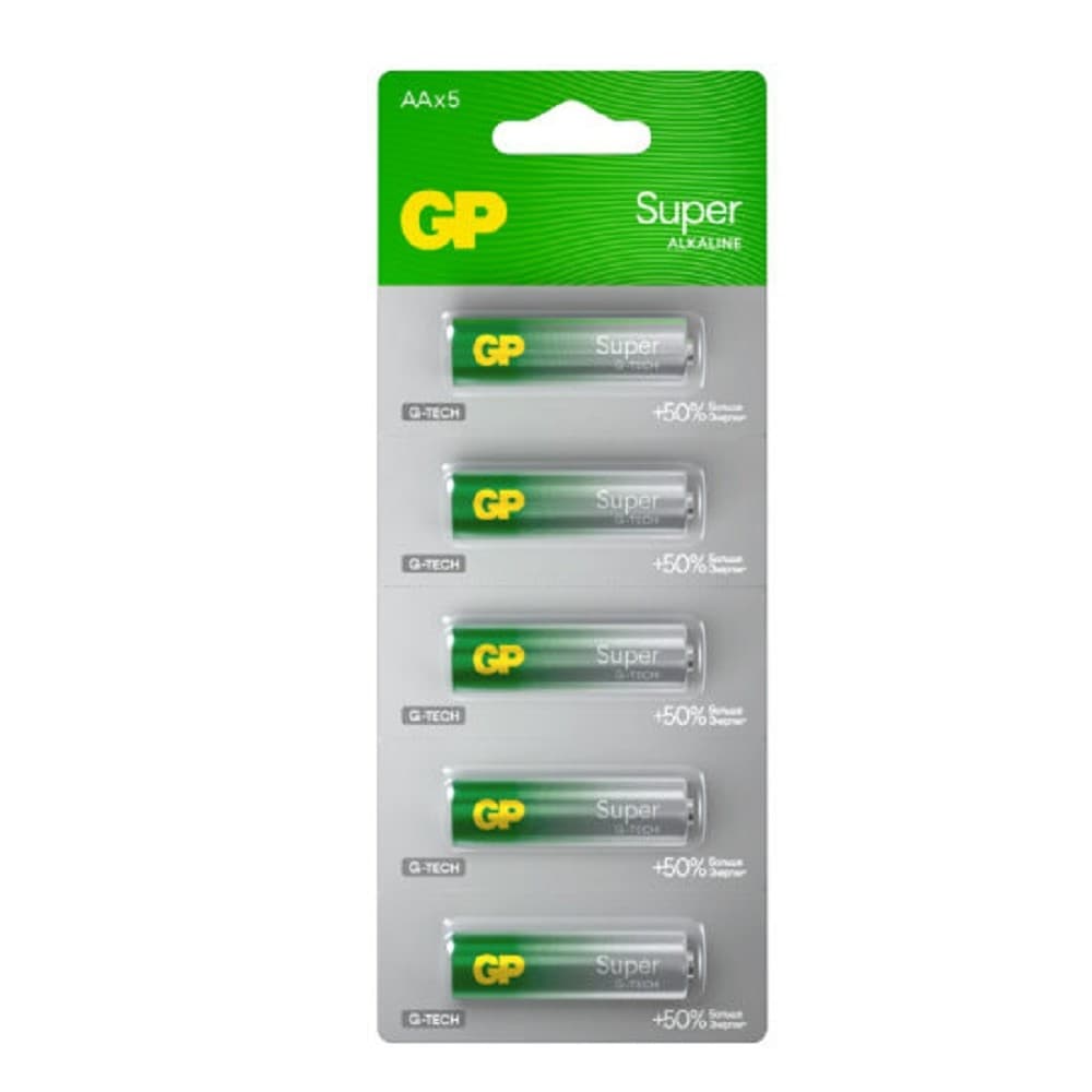 GP 15AA21-2CRSBC6 36/720 Super Alkaline G-Tech (6 шт. в уп-ке)