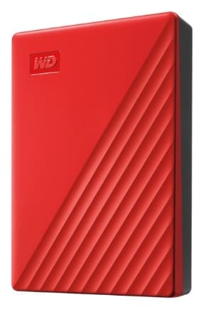 WD Portable HDD 4TB My Passport WDBPKJ0040BRD-WESN 2,5" USB 3.0 red