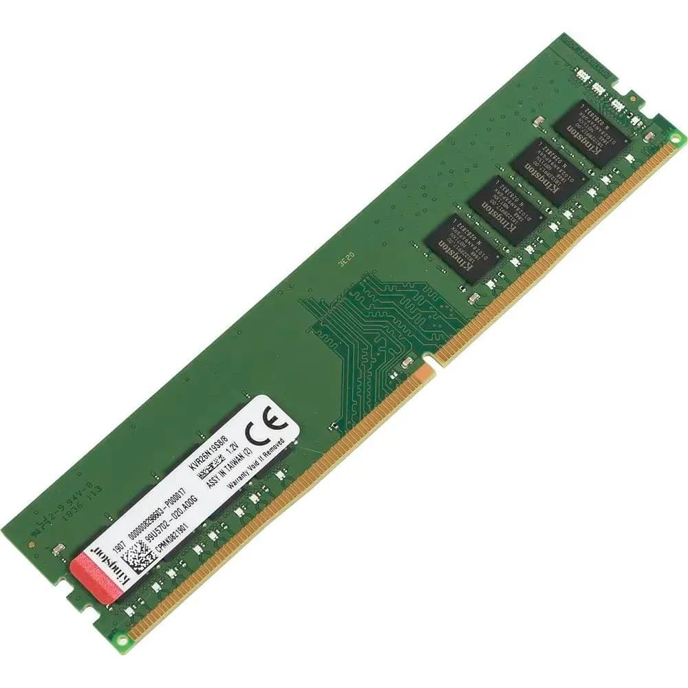 Kingston DDR4 DIMM 8GB KVR26N19S8/8 PC4-21300, 2666MHz, CL19