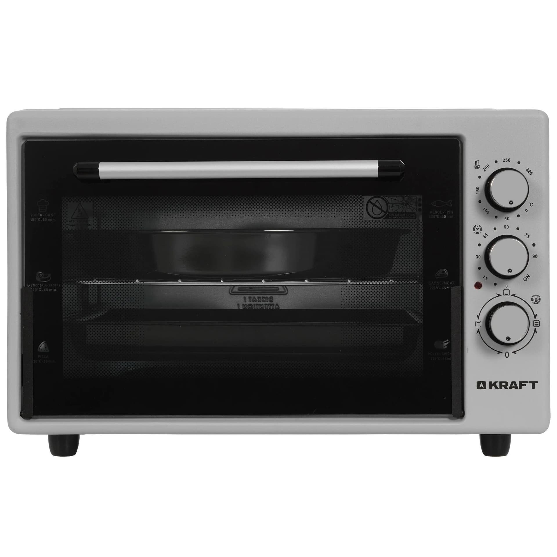 KRAFT KF-MO 3801 GR Мини-печь, 38 л, серый