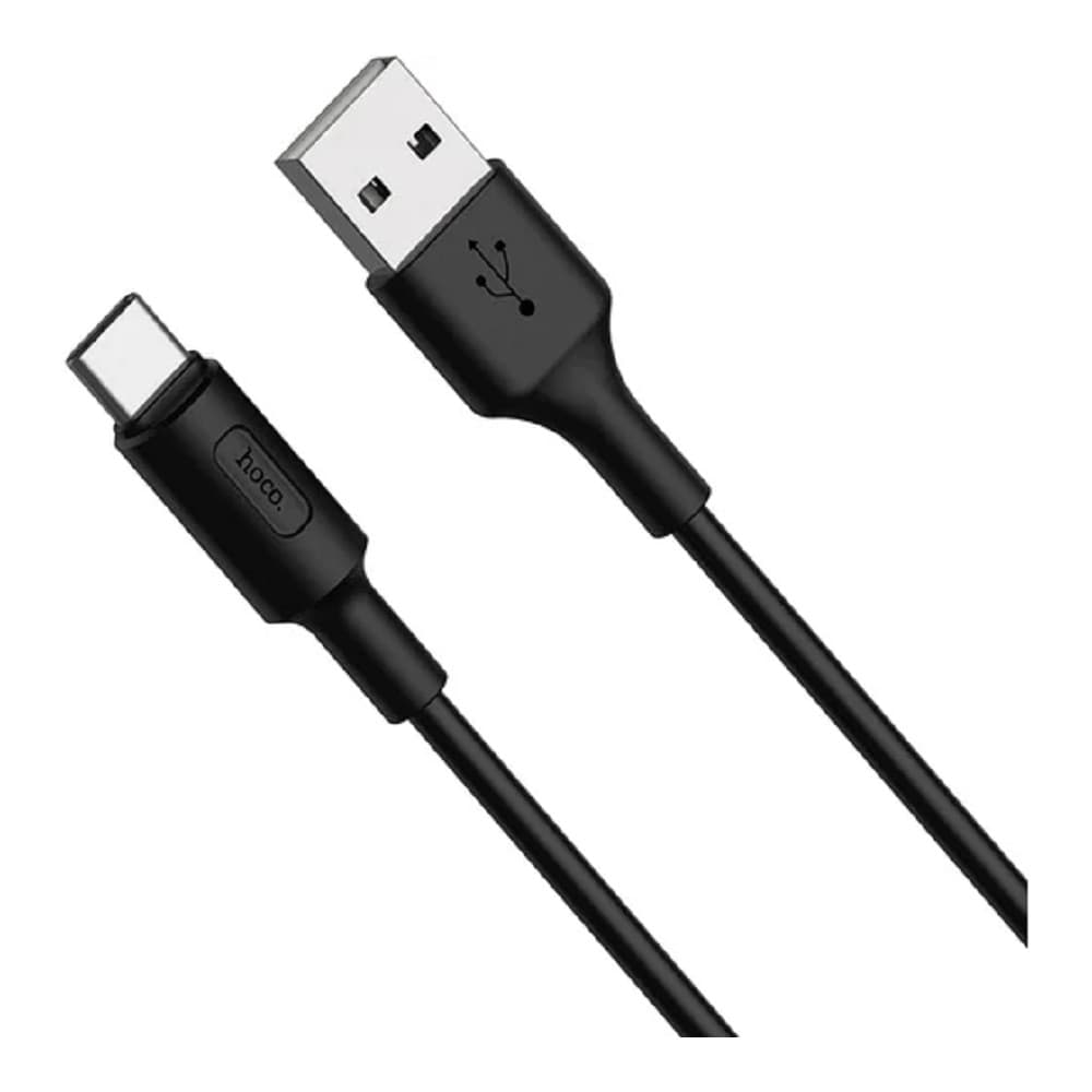HOCO Кабель USB2.0 Hoco AM/Type-C, 2А, X25, 1м, черный, коробка