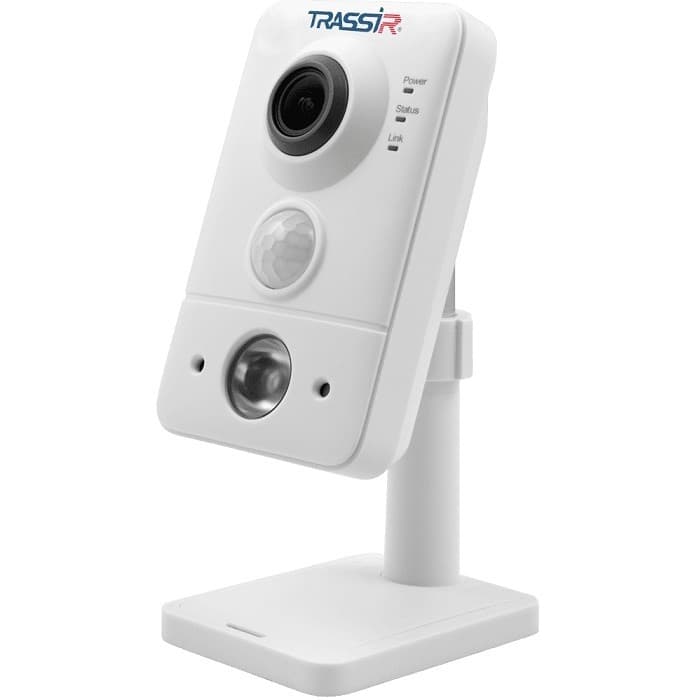 Беспроводная 2Мп IP-камера TR-D7121IR1W v2 2.8 - передача данных по Wi-Fi или Ethernet, объектив 2.8мм, питание 5/12В DC (БП в комплекте)