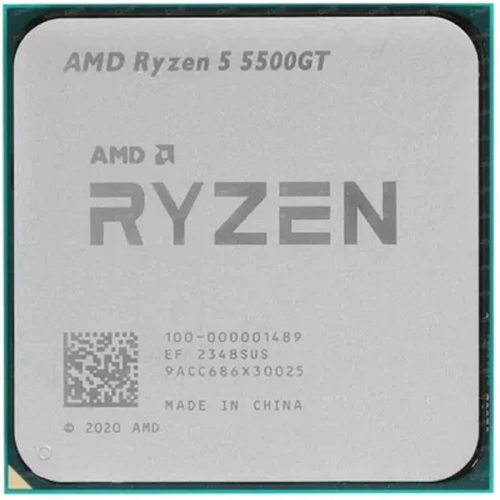 Процессор/ APU AM4 AMD Ryzen 5 5500GT (Cezanne, 6C/12T, 3.6/4.4GHz, 16MB, 65W, Radeon Graphics) OEM
