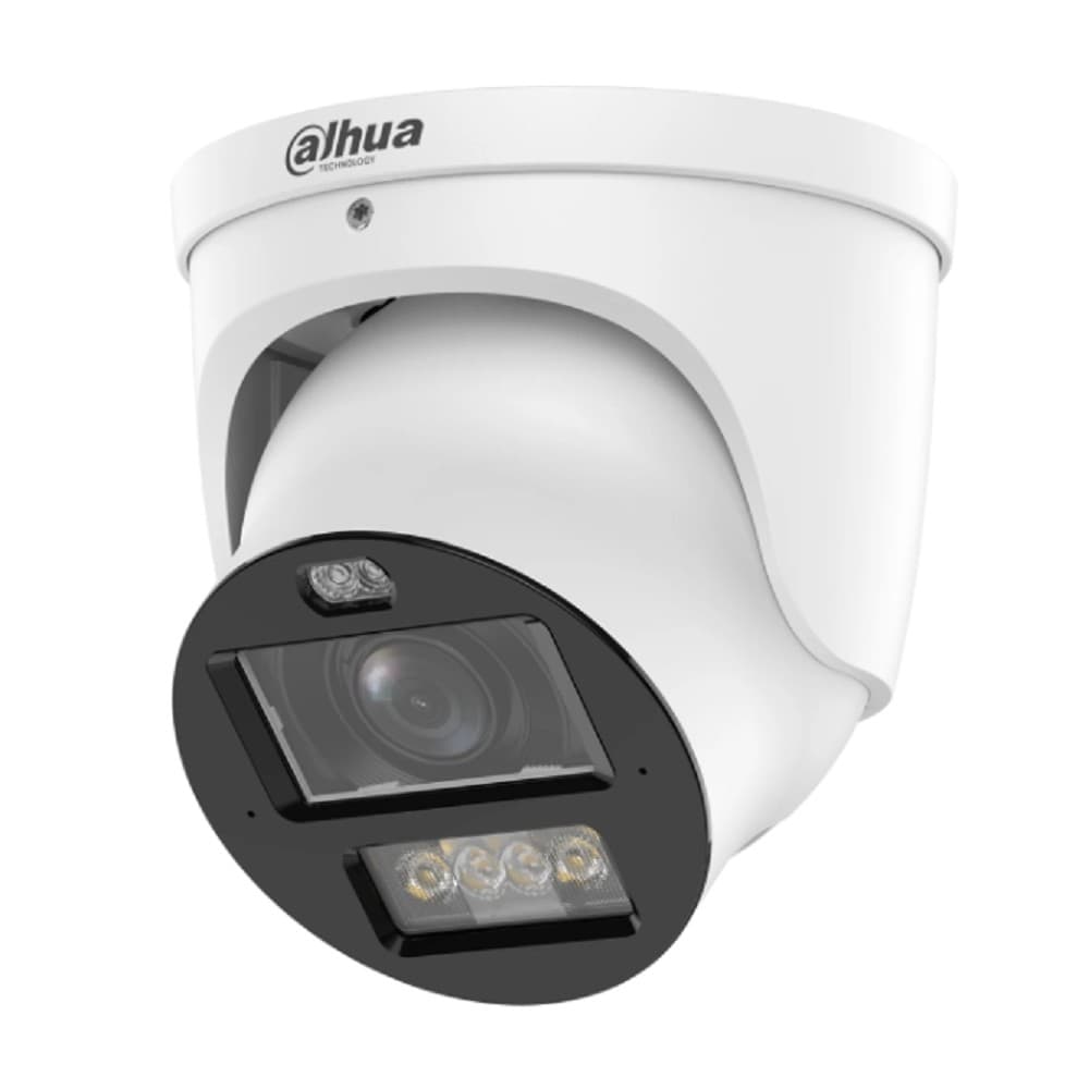 DAHUA DH-IPC-HDW3449HP-ZAS-PV-PRO Уличная купольная IP-видеокамера WizColor 4Мп; 1/1.8” CMOS; моторизованный объектив 2.7~12мм (4x); LED 50м, ИК 50м; сигнализация красно-синей подсветкой; IP67; метал