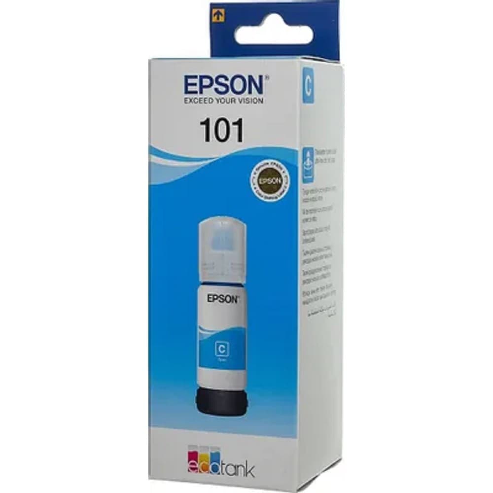 EPSON C13T03V24A Контейнер 101 с голубыми чернилами для L4150/L4160/L6160/L6170/L6190, L6290 70 мл.