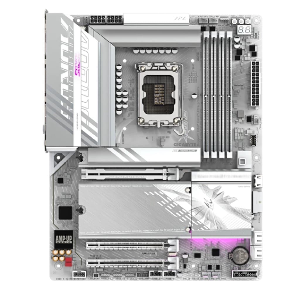 Gigabyte X870 AORUS ELITE WIFI7 ICE, Socket AM5, AMD X870, 4xDDR5-5200, HDMI, 3xPCI-Ex16, 4xSATA3(RAID 0/1/10), 4xM.2, 6 Ch Audio, 1x2,5GLan, (4+4)xUSB2.0, (6+2)xUSB3.2, (2+1)xUSB Type-C™, A