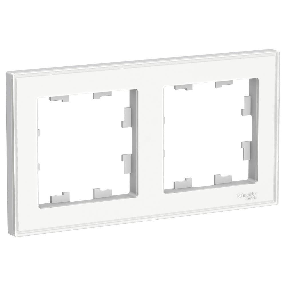 Systeme electric ATN200102 ATLASDESIGN 2-постовая РАМКА, БЕЛЫЙ
