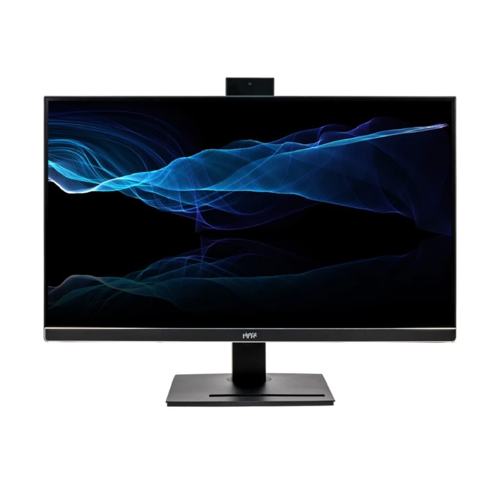 HIPER V30 HAS 27"(1920x1080 (матовый) IPS)/Intel Core i5 14400(2.5Ghz)/16384Mb/512PCISSDGb/noDVD/BT/WiFi/war 1y/7.93kg/черный/Win11Pro + Cam 5.0 SD/Беспроводные МК/WiFi6