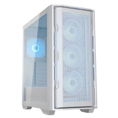 Cougar Корпус Uniface X RGB V2 White, 4x140mm ARGB PWM Fan, ARGB PWM Fan Hub, без БП, E-ATX