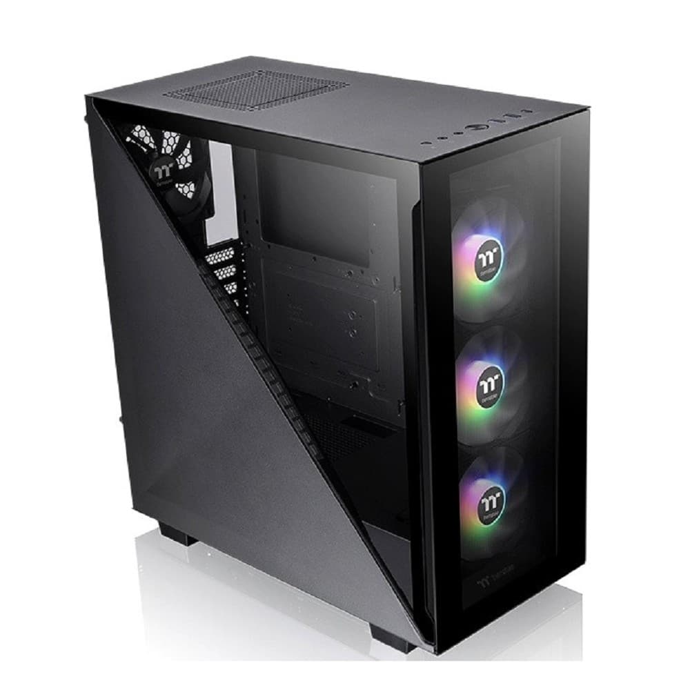 Корпус Thermaltake Divider 300 TG ARGB CA-1S2-00M1WN-01 Black/Win/SPCC/Tempered Glass*2/120mm Standard Fan*1/120mm CA-1S2-00M1WN-01 ARGB Fan*3