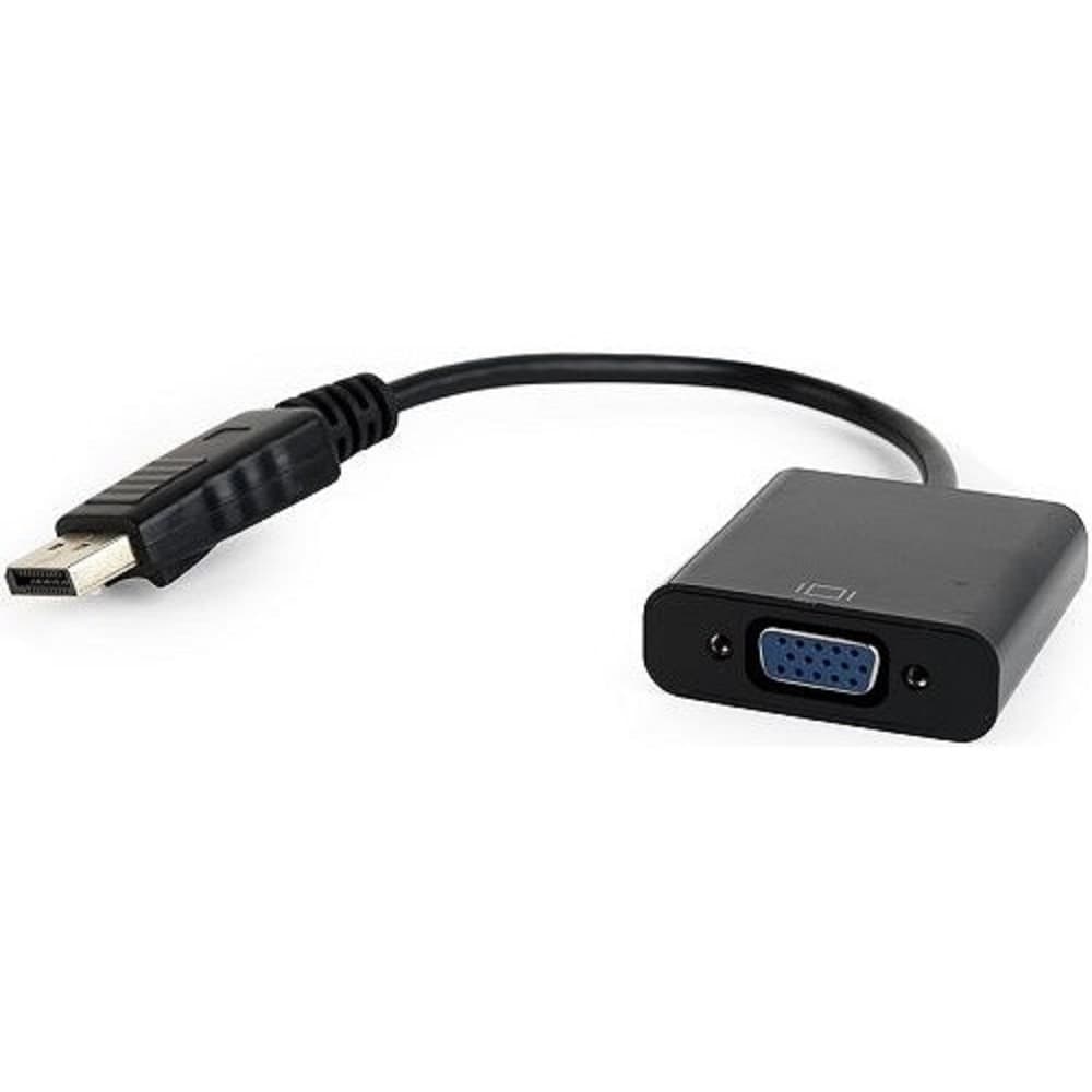 Адаптер Filum Display port - VGA, 0.15 м., разъемы: DP male-VGA female, пакет. (FL-A-DPM-VGAF-0.15M)