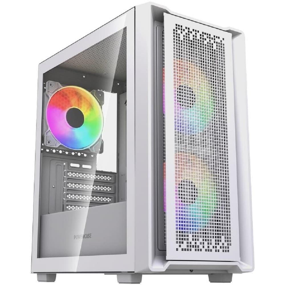 Корпус Powercase Mistral Micro SM04 ARGB White