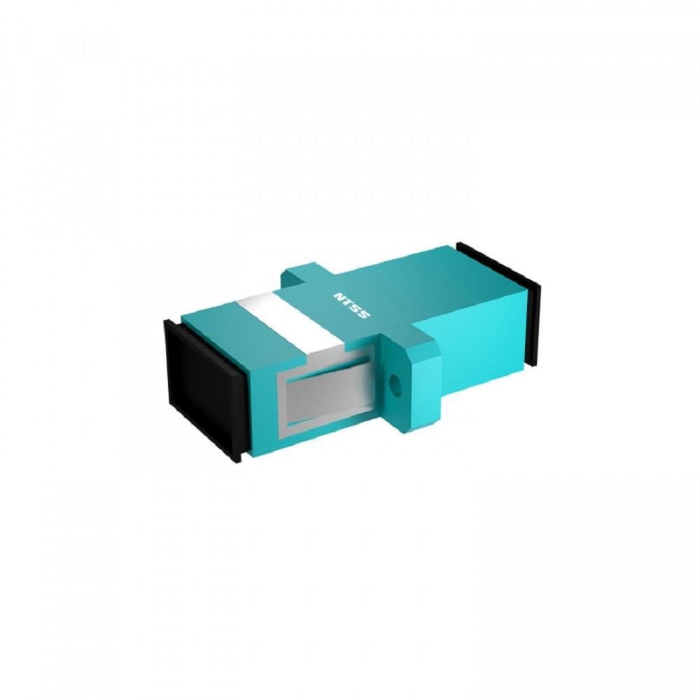 NTSS Адаптер оптический NTSS PREMIUM SC OM3 AQUA NTSS.SC/U-PM-OM3-S-AQ