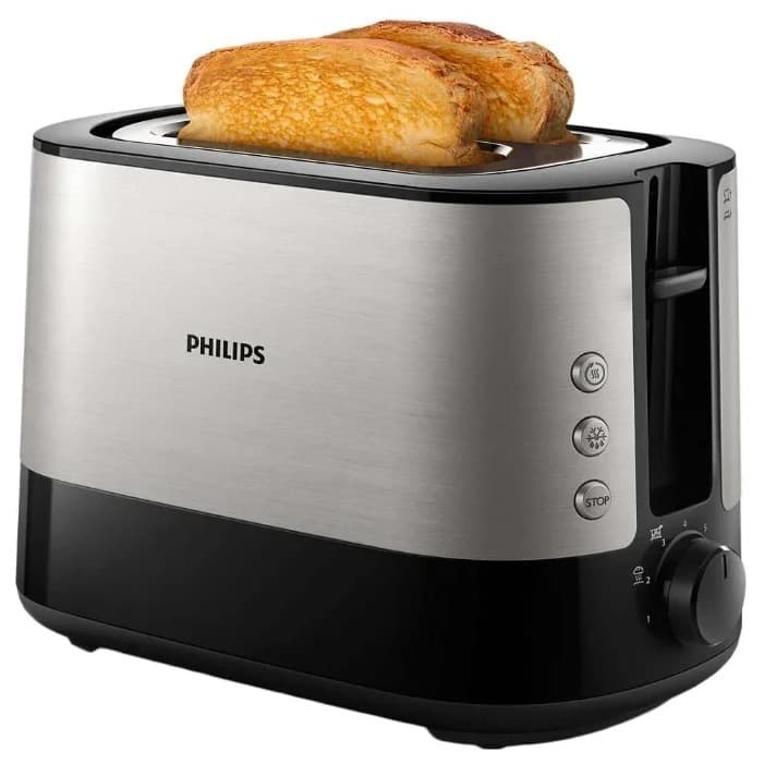 PHILIPS HD2635/90 Тостер, серебристый/черный