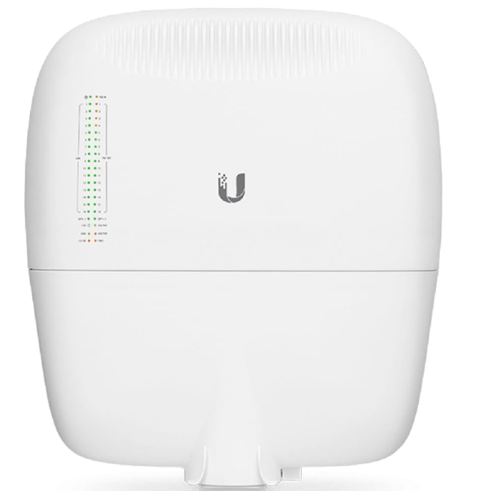 EP-S16 - Коммутатор, Ubiquiti, EP-S16, EdgePoint, Управляемый L2+, 16 портов 10/100/1000 Mbps RJ45, 2 порто SFP+, 1-RJ45 консоль, Passive PoE output, Passive PoE input, 54V DC, 6A input, Уличный