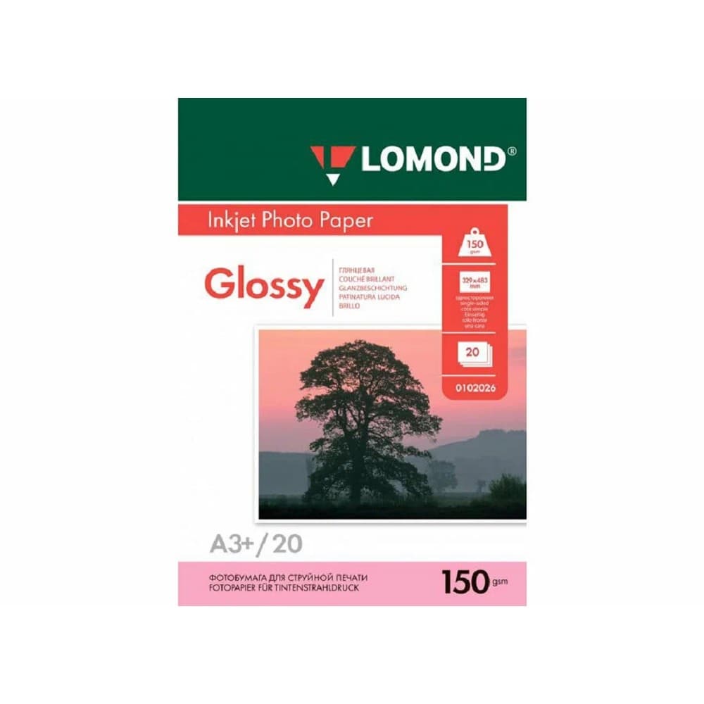 LOMOND 0102022 Глянцевая бумага 1х A4, 230г/м2, 50л.