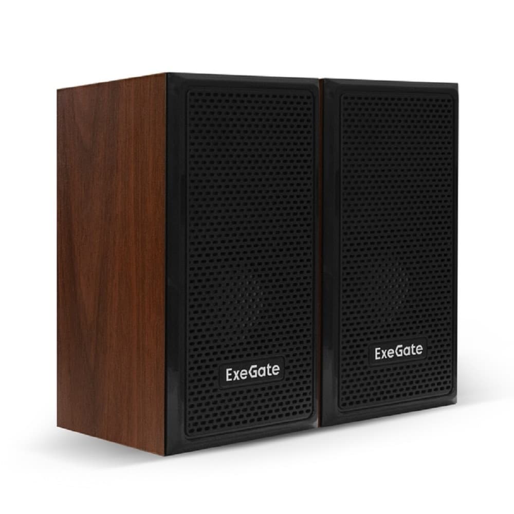Exegate EX287058RUS Акустическая система 2.0 ExeGate Tango 312 (питание USB, 2х3Вт (6 Вт RMS), 80-20000Гц, светлое дерево)