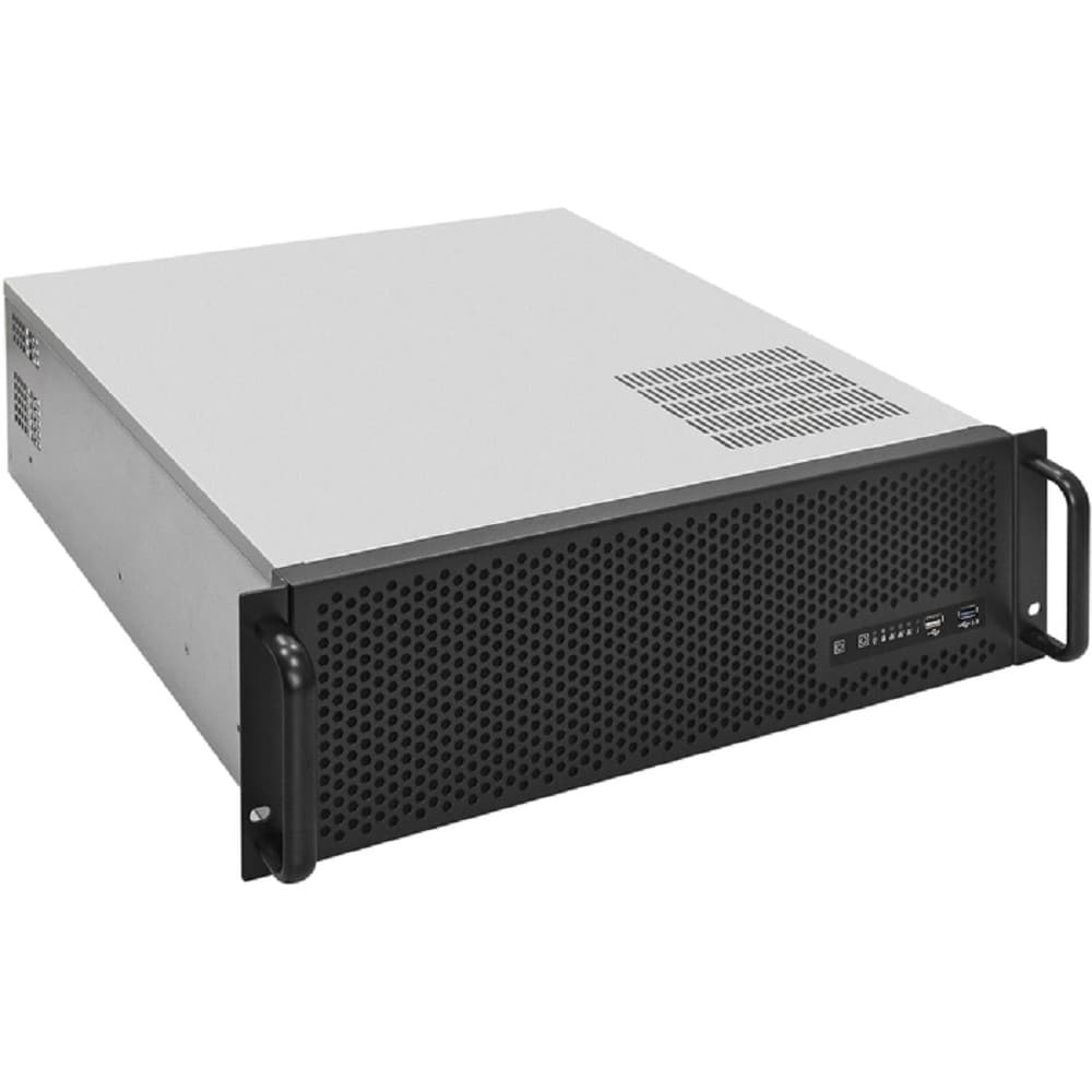 Exegate EX300029RUS Серверный корпус ExeGate Pro 3U450-09 <RM 19", высота 3U, глубина 450, БП 1000PAS, USB+USB3.0>