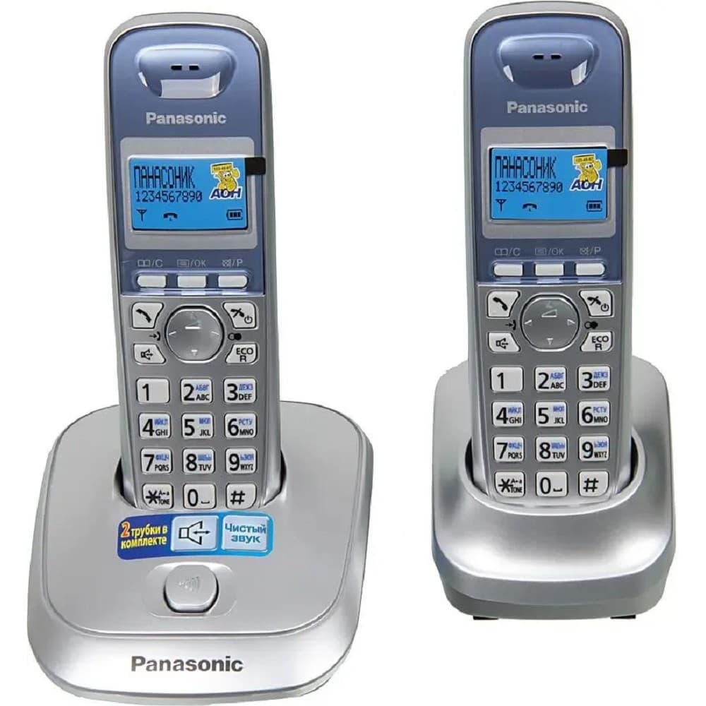 Panasonic KX-TG2512RUS (серебристый)