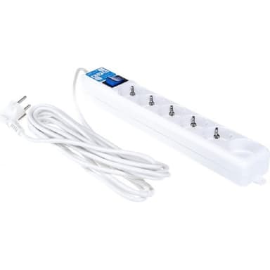 PowerCube PRO Фильтр-удлинитель (SPL(5+1)-16B-P-5М) 5.0 м, LC контур, 16А/3,5кВт, LC контур - подавление В/Ч помех