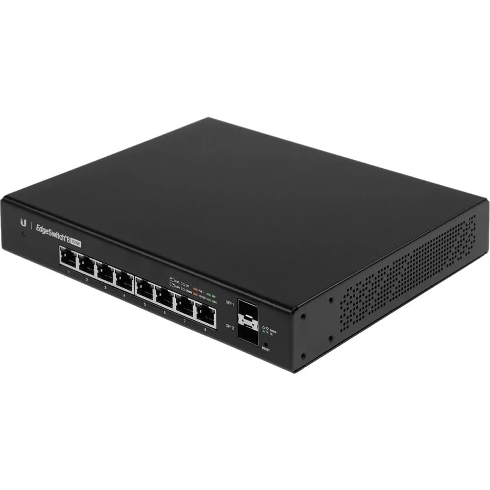 UBIQUITI ES-8-150W Коммутатор 2х SFP, 8х Gigabit RJ45