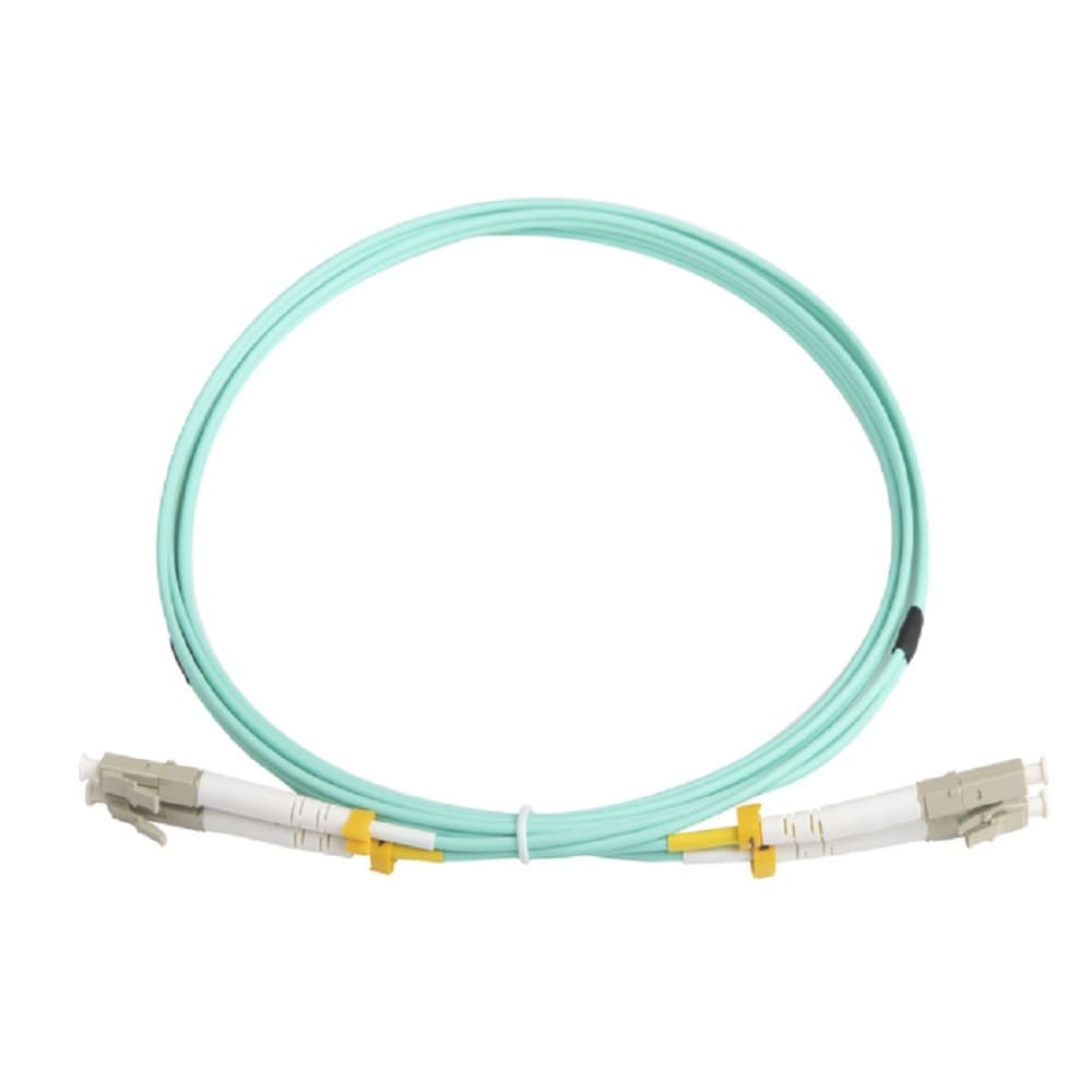 Hyperline FC-503-LC-LC-10G-2M (FC-D2-503-LC/PR-LC/PR-H-2M-LSZH-AQ) Патч-корд волоконно-оптический (шнур) MM 50/125(OM3), LC-LC, duplex, LSZH, 2 м