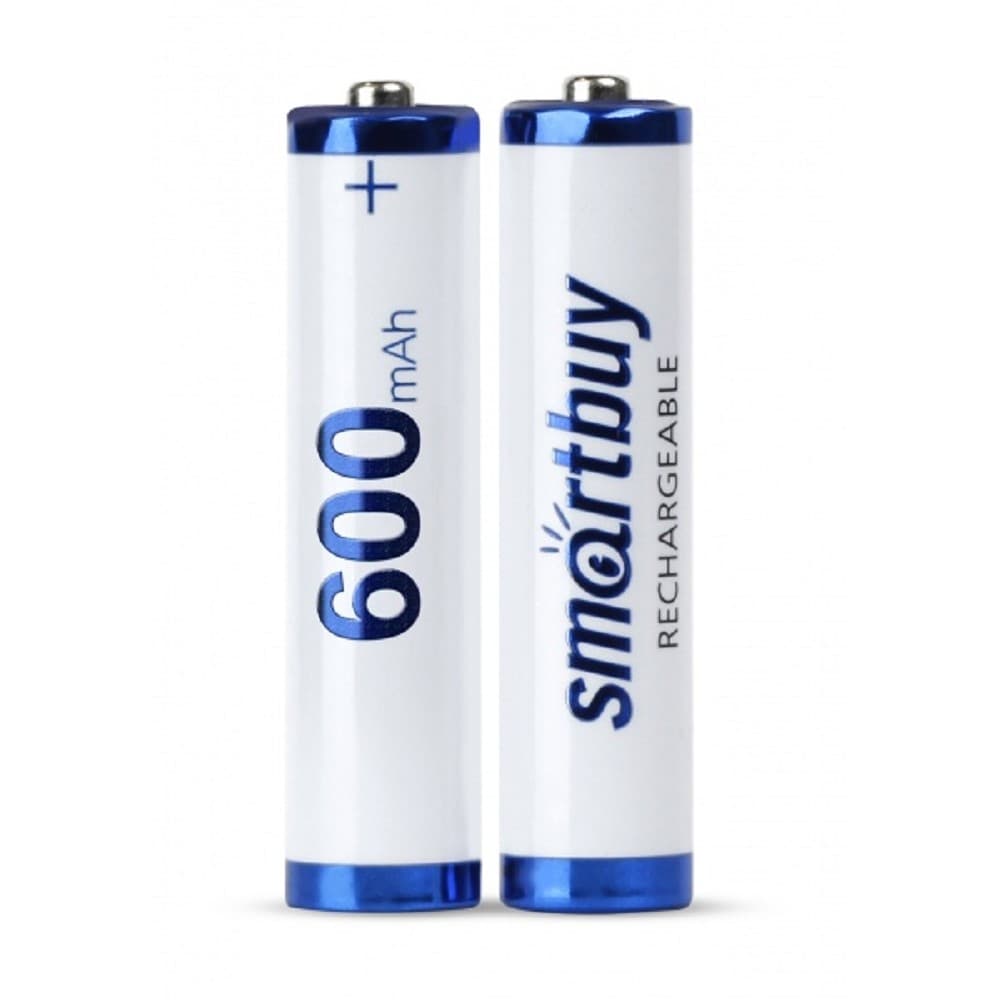 Smartbuy (SBBR-3A02BL600) Аккумулятор NiMh Smartbuy AAA/2BL 600 mAh (24/240)(2шт. в уп-ке)