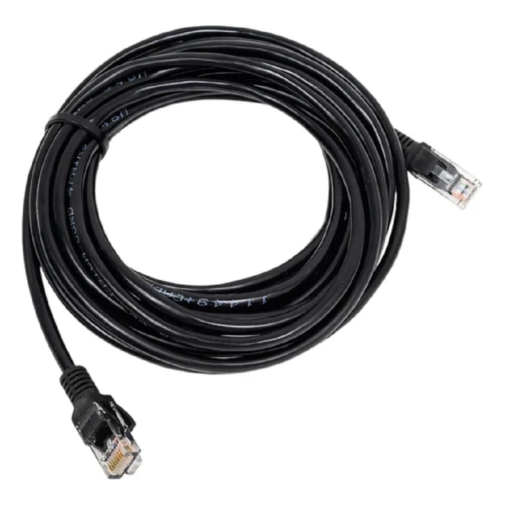 Патч-корд медный UTP Cablexpert PP10-5M/BK, кат.5e, 5м, литой, многожильный (черный)