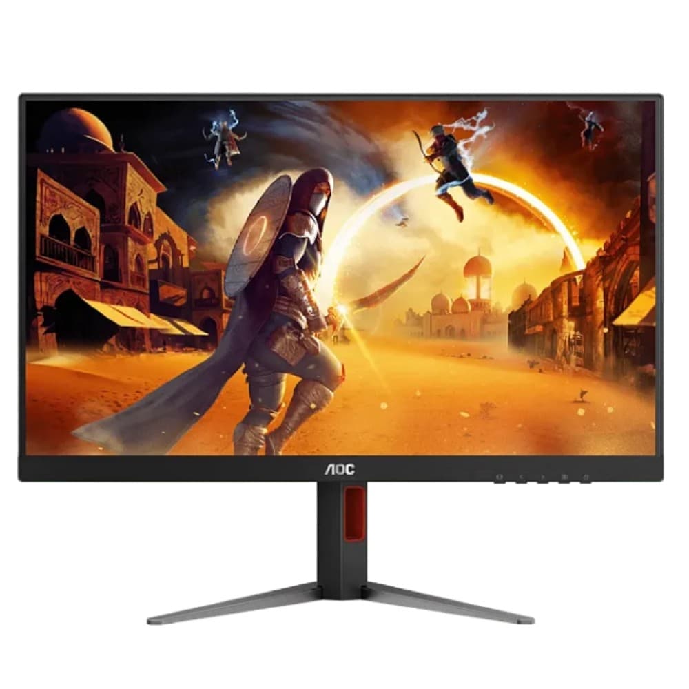 LCD AOC 27" Q27G4/D Black-Red с поворотом экрана {IPS 2560x1440 200Hz 0.3ms 178/178 450cd HDMI2.0 DisplayPort1.4)