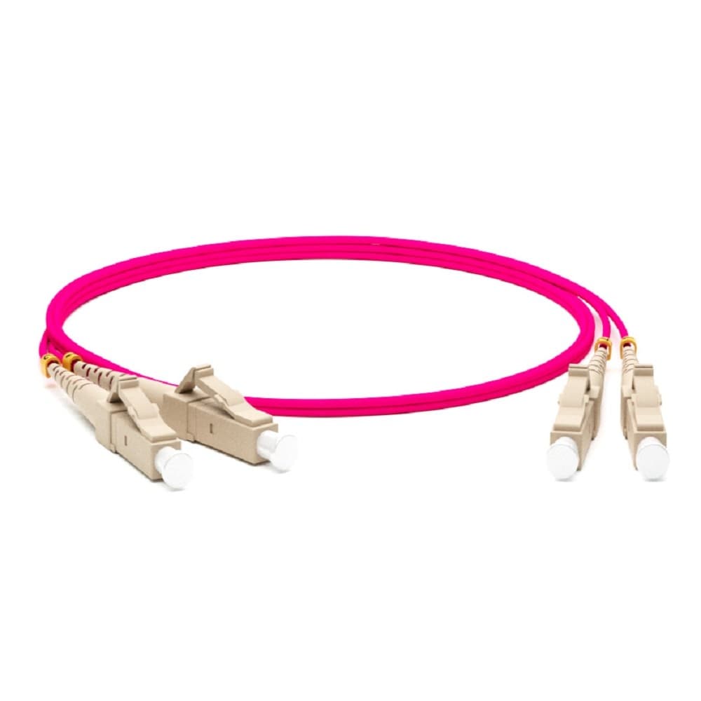 Hyperline FC-D2-504-LC/PR-LC/PR-H-10M-LSZH-MG Патч-корд волоконно-оптический (шнур) MM 50/125(OM4), LC-LC, duplex, LSZH, 10 м